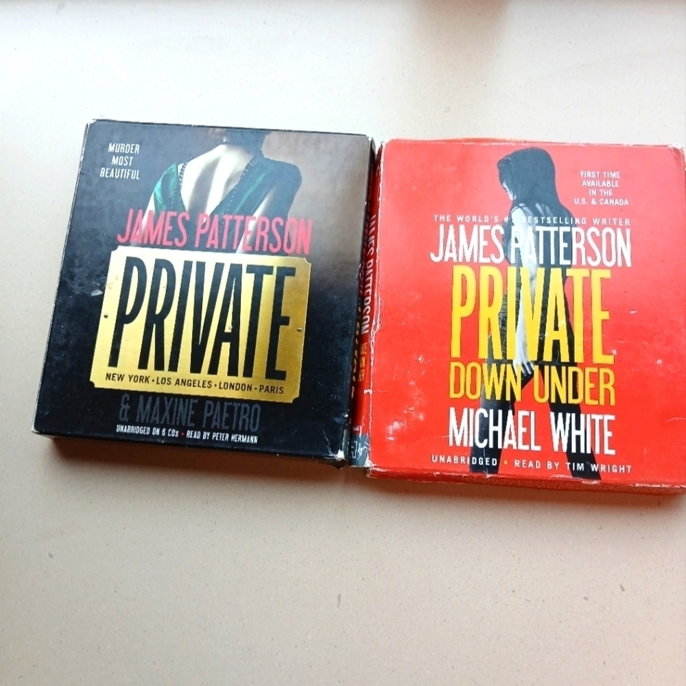 James Pattersons Books On CDs. Private And Private Down Under.